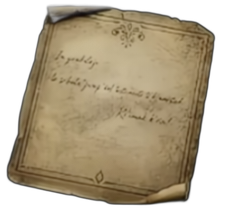 Message note